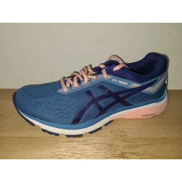 Asics GT 1000 7 Women's 1012A030 Blue Bell/Black Running Shoes Size 10 - Picture 1 of 4